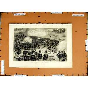  1870 Scene Battle Borny Charge Servigny War Soldiers