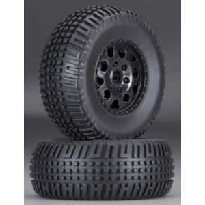  Team Associated Tire/Wheel Set   SC10 Front Black Toys 