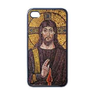 Jesus Christ Mosaic Black Case for iphone 4  