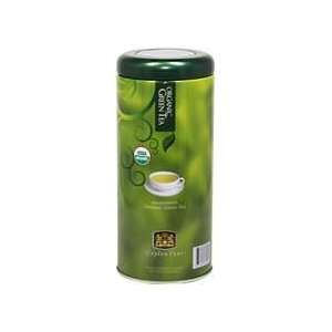 Organic Green Tea Canister 20 Tea Bags Grocery & Gourmet Food