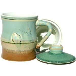 Green Leaf Tea Cup Set Grocery & Gourmet Food