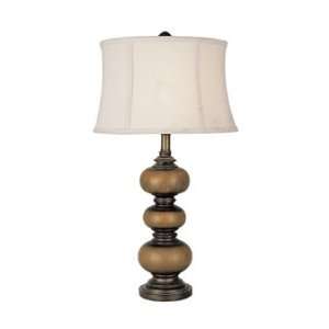    RTL 7862   1 Light Antique Wood Table Lamp