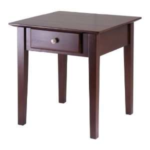  Winsome Wood 94821 Rochester End Table, Antique Walnut 