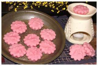 This auction is for 7 one ounce Honeysuckle Rose candle tarts, like 
