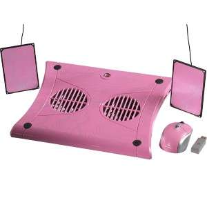 Targus Pink Laptop Accessory Bundle Speakers, ChillMat and Wireless 