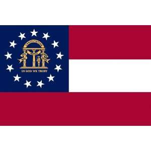  Valley Forge National Georgia State Flag, measures 3 Foot 