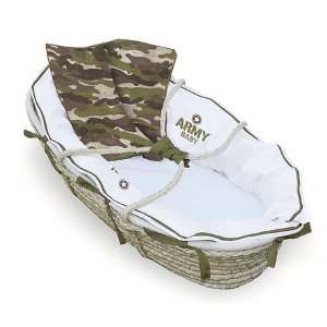  army moses basket by olena boyko