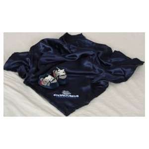  Gonzaga Bulldogs Baby Blanket and Slippers Sports 
