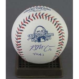 Brian McCann Signed 2009 All Star Baseball   4x All Star