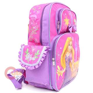 Dinsey Tangled Rapunzel School L Backpack Lunch Bag Set  