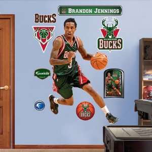 Brandon Jennings Milwaukee Bucks Fathead NIB