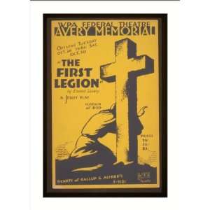  WPA Poster (M) The first legion by Emmet Lavery a Jesuit 
