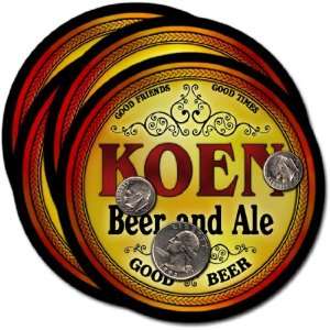  Koen , CO Beer & Ale Coasters   4pk 