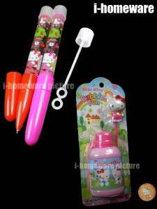   Kitty Sanrio Party Gift Toy Supply Blow Bubble Soap Blowers  