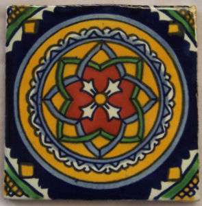90 Mexican Talavera Tiles Ceramic Tiles Hand Made C119  