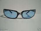 NEW Black Flys Zebra Stripe Fly Sunglasses Blue Lens (b