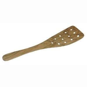  Berard Olive Wood Large Curved Spatula with 12 Holes   13 