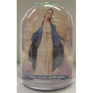    Our Lady of Grace 4 Glitter Dome (Malco 4791 6)