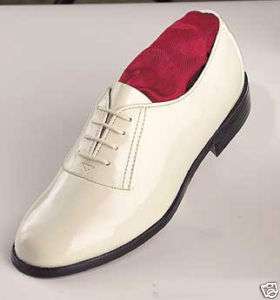 60 NEW Boys Ivory Tuxedo Dress Shoes Half Sizes Only 8.5 to 3.5 