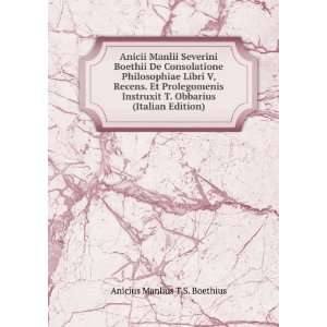   Obbarius (Italian Edition) Anicius Manlius T.S. Boethius Books
