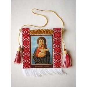  VIRGIN MARY PRAYER FOR FAMILY Orthodox Icon (Embroidery 
