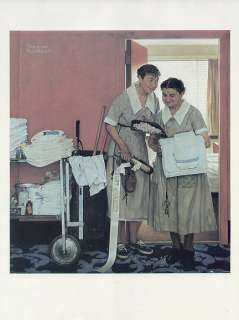 NORMAN ROCKWELL vintage print MORNING AFTER THE WEDDING  