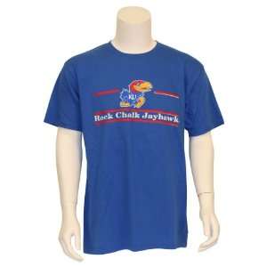  University of Kansas Rock Chalk Jayhawks Short Sleeve T 