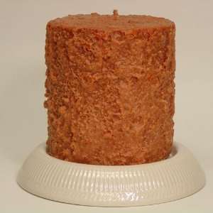 Hearth & Home Traditions 20002 4x4.5 Cake Candle   Cinnamon Spice 