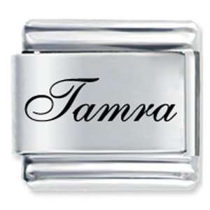  Edwardian Script Font Name Tamra Gift Laser Italian Charm 