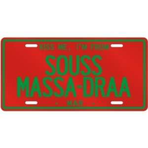 NEW  KISS ME , I AM FROM SOUSS MASSA DRAA  MOROCCO LICENSE PLATE 