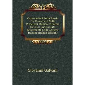   Brevemente Colle Antiche Italiane (Italian Edition) Giovanni Galvani