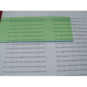  Dyslexia type difficulties Plain Reading Rulers x2 Celery 
