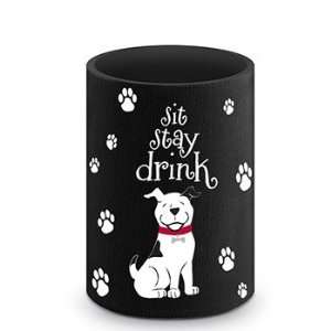   skid Rubber Sit Stay Drink Neoprene Beer Can Cooler