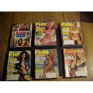   Him Magazine Collection Issues From 2004 to 2006 Plus 2005 Calendar