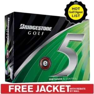  Bridgestone e5 High Flight Golf Balls   12 pack Sports 