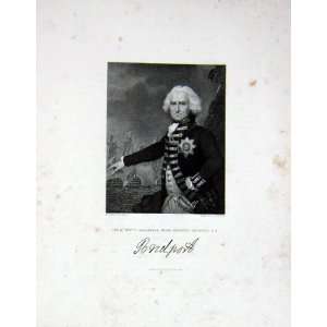  Viscount Bridport 1847 Antique Portrait Alexander Hood 