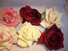 Napkin Rings Silk Roses Floral Chic Shabby Table Decor  