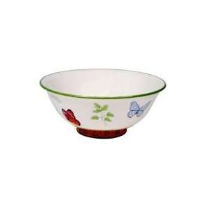    *lynn Chase Butterfly Paradise Serving Bowl