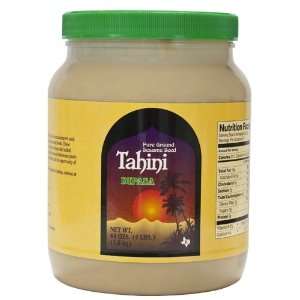 Tahini Paste   100% Pure   1 jar, 4 lbs  Grocery & Gourmet 