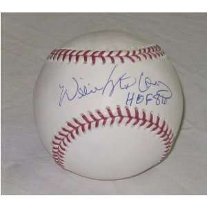  Willie McCovey Autographed Baseball   Major League Sports 