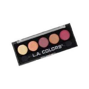  LA Colors 5 Color Metallic Eye Shadow Palette 025 Fabulous 