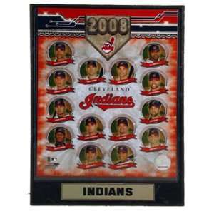  2008 Cleveland Indians Team Photograph Nested on a 9 x 12 