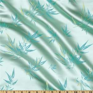  44 Wide Chinese Brocade Bamboo Mist Fabric By The Yard 