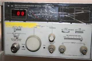 HP 8672A SYNTHESIZED SIGNAL GENERATOR 2 GHz to 18 GHz  