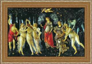 Framed La Primavera Sandro Botticelli Venus, Repro  