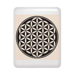    iPad Case White Flower of Life Peace Symbol 