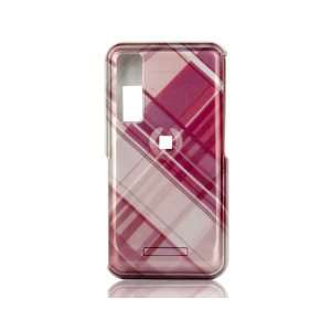  Talon Phone Shell for Samsung T919 Behold DG (Plaid Red 