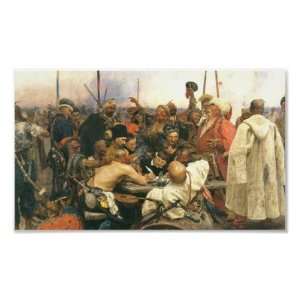  Reply of the Zaporozhian Cossacks    Customized Poster 