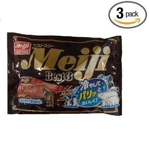 Meiji Choco Best 3, 7.37 Ounce Bags Grocery & Gourmet Food
