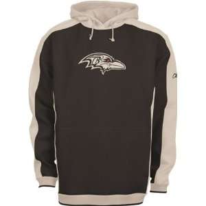  Baltimore Ravens Brown/Natural Hooded Fleece Sweatshirt 
